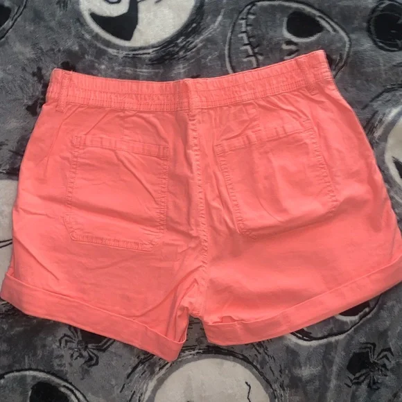 Womens Salmon Pink Shorts - Picture 4 of 4